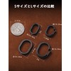 TIMULTI Titanium Key Chain Key Ring Large Size Carabiner Ring