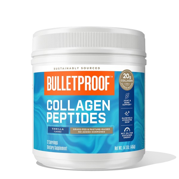Bulletproof Bulletproof Vanilla Collagen Peptides Powder with MCT Oil, 14.3