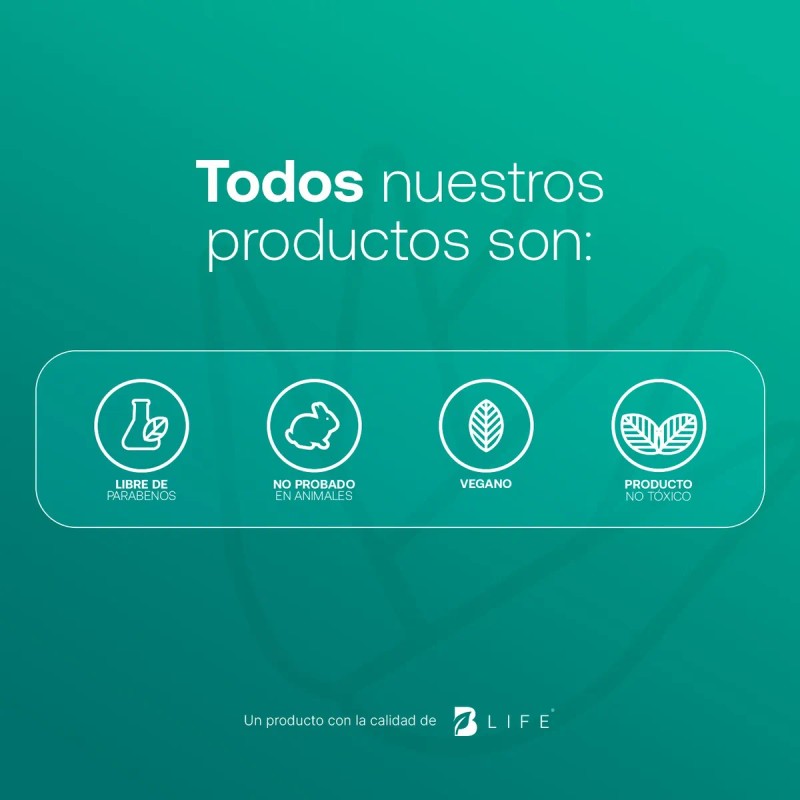 Shampoo Y Acondicionador 800ml Ingredientes Naturales B Life