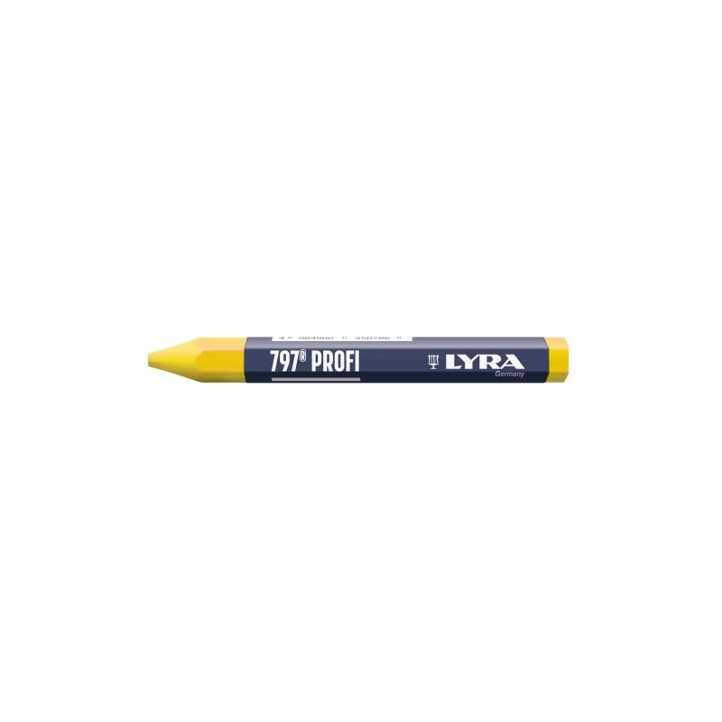 Forum Yellow Wax Crayon, 120 x 12 mm Lyra