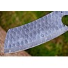 Knife DAMASCUS STEEL FORGED BLADE CLEAVER BUTCHER KNIFE BLANK BLADE