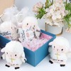 NIUBEHOHO Lamb Plush Sheep Stuffed Animal - 24 Pack Mini