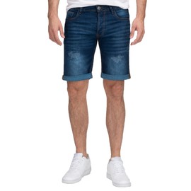 Rock Creek Men's Stretch Jeans Shorts H-415, darkblue, 42W