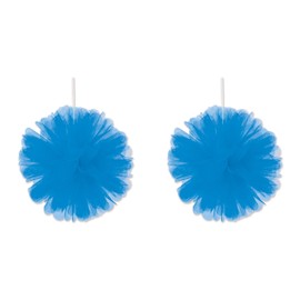 Beistle 54940-B Tulle Balls, 8", Blue