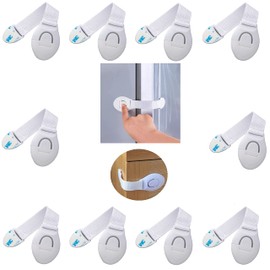 10 x Child Safety Drawer Lock Cupboard Lock Baby Strap