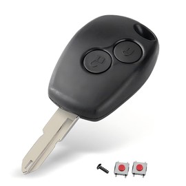 2 Button Key Fob Cover Replacement for Renault Dacia Duster Logan Logdy Sandero Car Key Accessories Car Remote Key Shell with NE73 Blade
