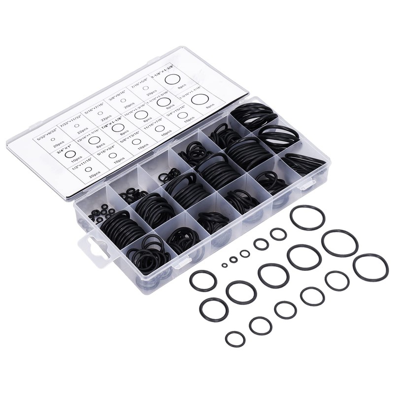 Rubber O Rings, O Ring Kit O Rings Rubber 222Pcs