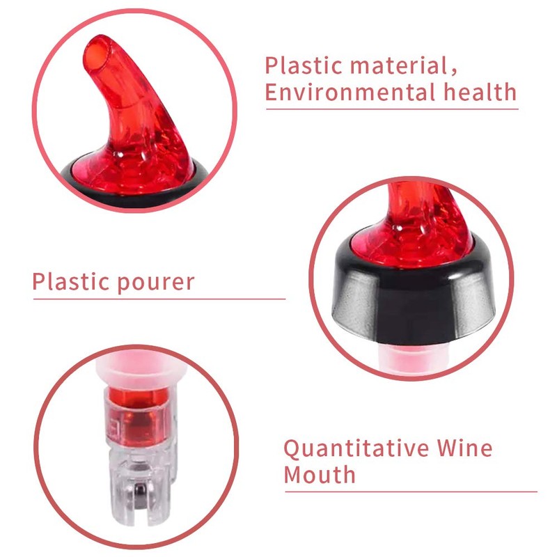 Measured Liquor Bottle Pourers 12Packs — 1oz/30ml Quick Shot Bottle