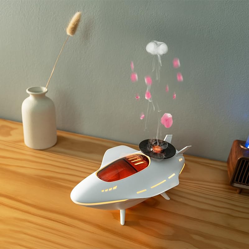 ACOTOBOW Spacecraft Aroma Diffuser with 2 Spray Modes - 3-Speed