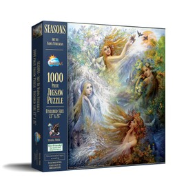 SUNSOUT INC - Seasons - 1000 pc Jigsaw Puzzle by Artist: Nadia Strelkina - Finished Size 23" x 28" - MPN# 70606