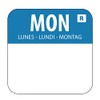 "1" Colour Coded Blue Monday Food Safety Day Labels Food