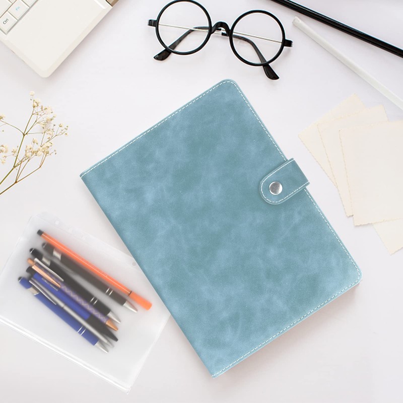 Skycase A5 Binder Notebook Folder Portfolio, 6 Holes Loose Leaf