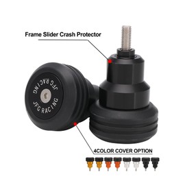 JFG RACING Sur Ron Frame Sliders,Motorcycle Crash Bar CNC for Surron Sur Ron X/S Talaria Sting Segway X260 X160 Electric Dirt Bike EBike Black