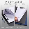 TRkin Clipboard Folder, A4 Bi-Fold Binder, Double Clip, Plank, Easy