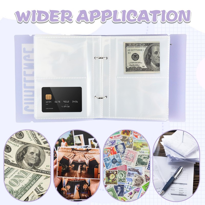 100 Envelopes Money Saving Challenge, Saving Challenge Binder,PortableEnvelopes Challenge Binder