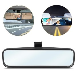 WODHMIEY Innenrückspiegel, 814842 verstellbarer abnehmbarer Autospiegel, Innenrückspiegel, blendfrei, drehbar, geeignet für 107/206/106, geeignet für C1