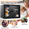 1.2 Cu Ft Fireproof Home Safe, Small Safe with Keypad