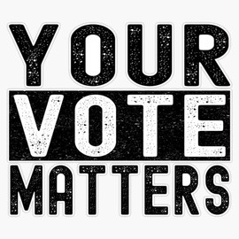 Your Vote Matter 2020 Presidential Election Sticker Bumper Sticker Vinyl Decal 5"