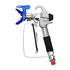 FUNTECK Airless Spray Gun and Hose Kit with 8” Extension Pole, Including Tip Guard and 517 Tip, 3600 PSI