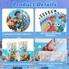 81 Pcs Party Decorations, Story Party Supplies Tableware Set Birthday