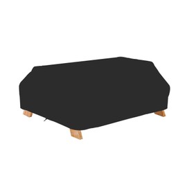 70 Inch Waterproof Picnic Table Cover Black Weather Resistant Patio Table Bench Covers Winter Outdoor
