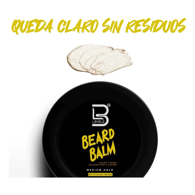 Cera Hidratante Para Barberia Level 3 Beard Balm 100 Ml