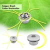 2 Pieces Trimmer Head, Aluminum Universal 4 Line Strimmer Head
