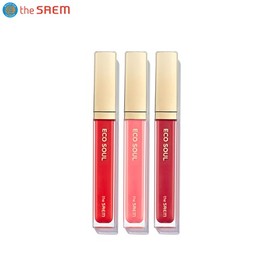 THE SAEM Eco Soul Shine Lip Gloss 4.3g, Color:02 Sugar Pink
