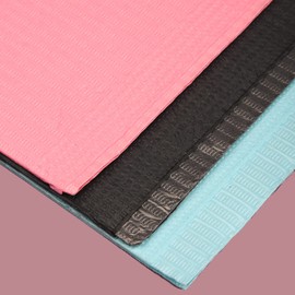 AOVNA 30 Pieces Disposable Dental Bibs Waterproof Scarf Towel Patient Bibs (Purple)