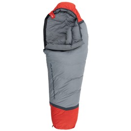 ALPS Mountaineering Zenith +30° Mummy Sleeping Bag, Regular - Gray/Red, NEW