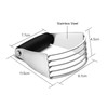 ALLTOP Pastry Shortening Blender Cutter,Stainless Steel Dough Masher for Butter,