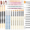 YOOVR 33PCS Nail Art Brushes Set, Nail Tech Supplies Accessories