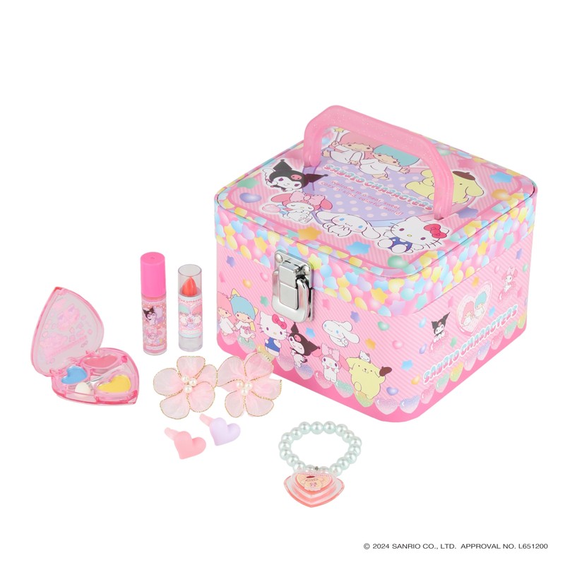 Race 240707 Sanrio Characters Sweet Makeup Box, For Ages 6