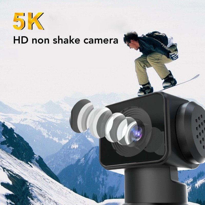 5K Action Camera, Built in WiFi, Vlog Video Filming, 270°