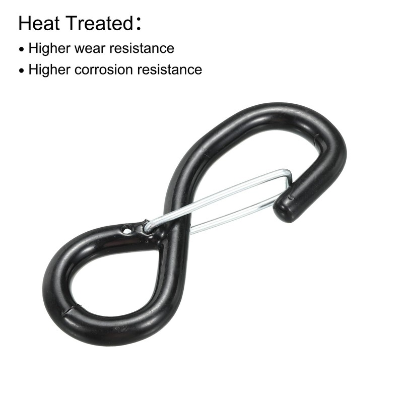 MECCANIXITY Ratchet Strap S Hook with Latch Load 1763 Lbs