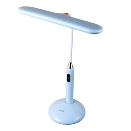 VAVOFO Wireless LED Desk Lamp 6778B - Touch Control, 2700-7000K Adjustable Color Temperature, 700 Lumens, 360° Gooseneck, USB-C Charging, 2.5 Hours Wireless Use, Eye-Caring Light (Blue)