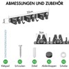 Radikor Radikor Besenhalterung Wand, Selbstklebender Besenhalter mit 3 Halter und