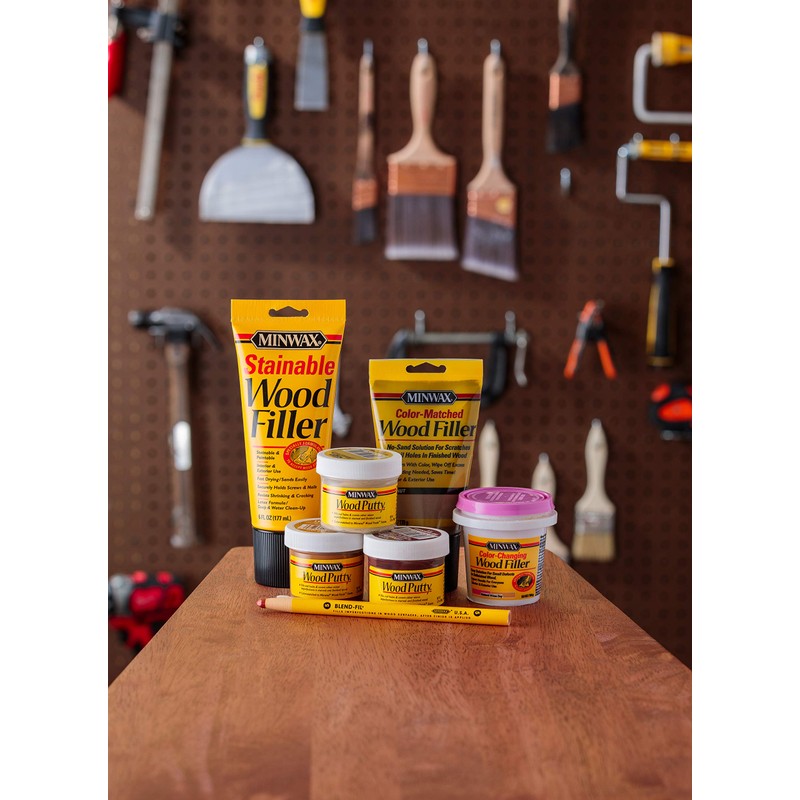 Minwax Wood Putty, Red Mahogany, 3.75 oz.