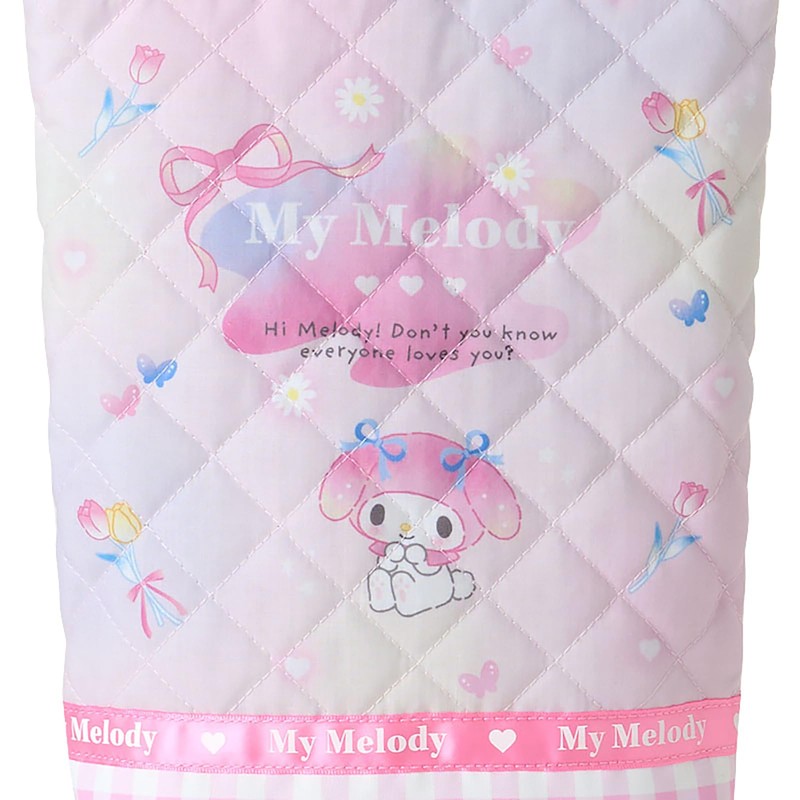 Sanrio 113891 Quilted Shoe Bag, My Melody Kids' Shoes Holder,