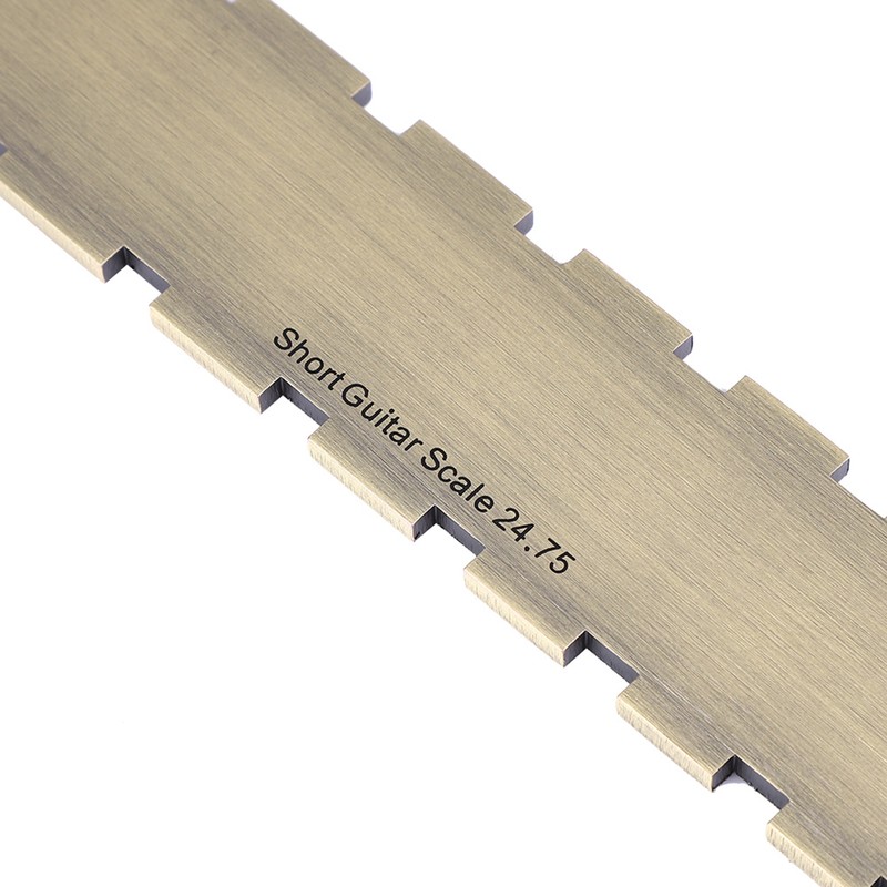 Practical 24.75 Notched Fret Board Straight Edge Luthiers Tool for