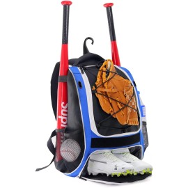 WOLT Youth Baseball Bag - Bat Backpack for Baseball, T-Ball & Softball Equipment