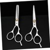 Healvian Stainless Steel Hairdressing Scissors Set 2pcs Flat Teeth Shears