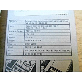 BOSCH PLANER BLADES , 2 607 000 096 -000 , ALSO FOR OTHERS , 4 BLADES