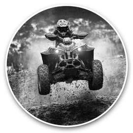 2 x 20cm Vinyl Stickers - ATV Quad Bike Transport Decals 41022