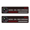 Drive Recorder, Recording In Progress Display Sticker, Waterproof, Stylish, Prevents