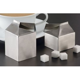 American Metalcraft MCC500 Stainless Steel Milk Carton Creamer Dispenser, Silver, 5-Ounce