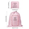 2 Pcs Travel Laundry Bag Washable Dirty Clothes Bag with