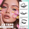 Half Lashes Natural Look Cat Eye Half False Eyelashes Accent