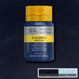 Winsor & Newton Series 1 250ml Bottle Galeria Acrylic Colour with Nozzle Cap - Prussian Blue Hue