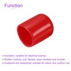 DMiotech 20 Pack 1/2" ID Red Screw Thread Protectors Rubber